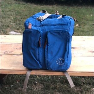 Blue diaper bag